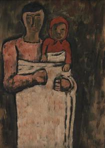 Mother and Child - Josef Herman