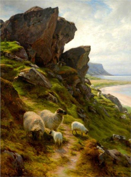 Rugged Pasture - Joseph Farquharson