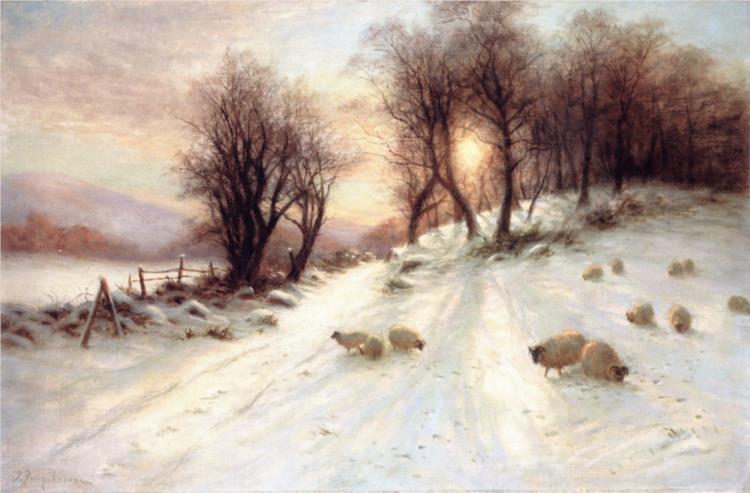 The Day Was Sloping towards His Western Bower, 1912 - Joseph Farquharson