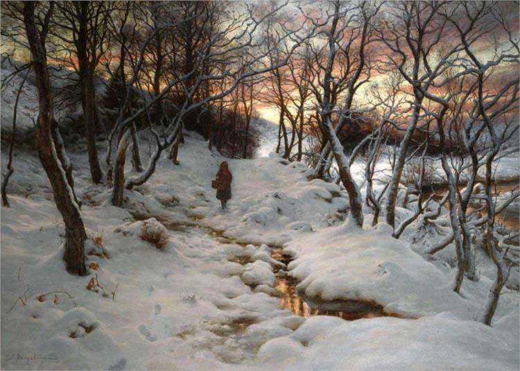 West with Evening Glows - Joseph Farquharson