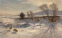 When snow the pasture sheets - Джозеф Фаркухарсон