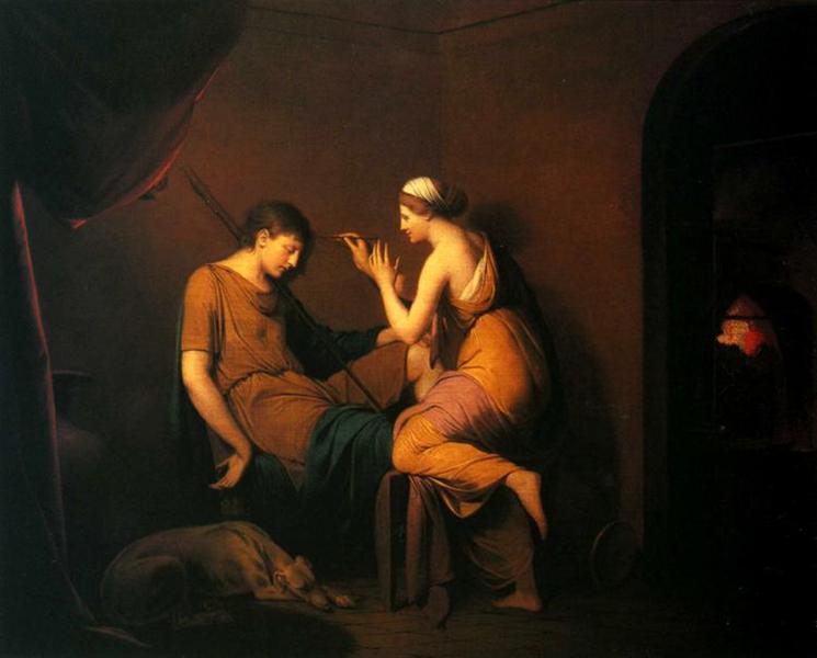 The Corinthian Maid, c.1782 - c.1785 - Джозеф Райт