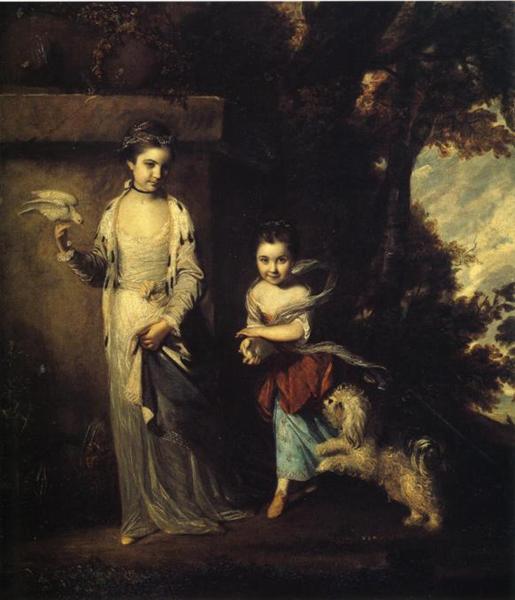 Ladies Amabel and Mary Jemima Yorke, 1760 - Joshua Reynolds