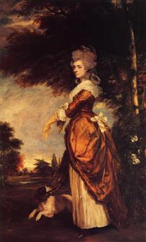 Mary Amelia, 1st Marchioness of Salisbury - Джошуа Рейнольдс