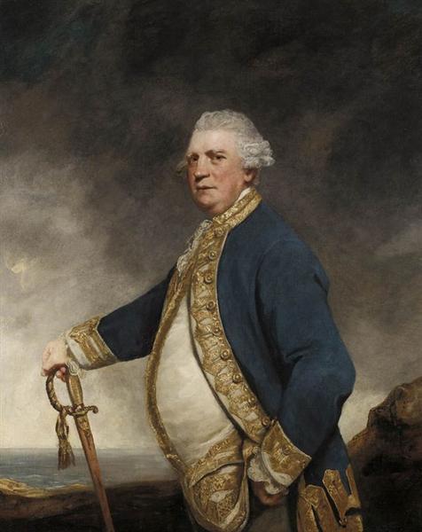 Portrait of Admiral Augustus Keppel, 1779 - Джошуа Рейнольдс