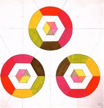 Optical Shapes #3 - Judy Chicago