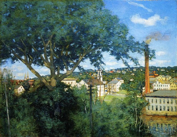 The Factory Village, 1897 - Julian Alden Weir