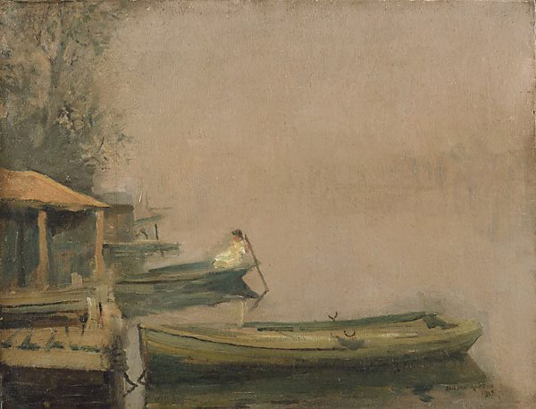 Misty morning, Dora Creek, 1915 - Julian Ashton