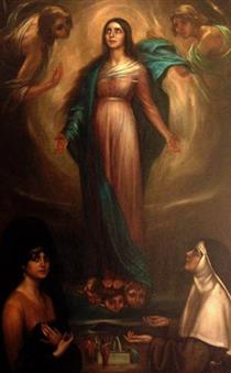 La Virgen de los faroles - Julio Romero de Torres