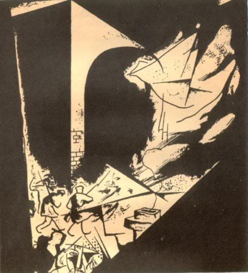 Illustration to Aleksander Blok's poem 'The Twelve', 1918 - Juri Pawlowitsch Annenkow