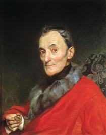 Portrait of the Archeologist Michelangelo Lanci - Karl Pawlowitsch Brjullow