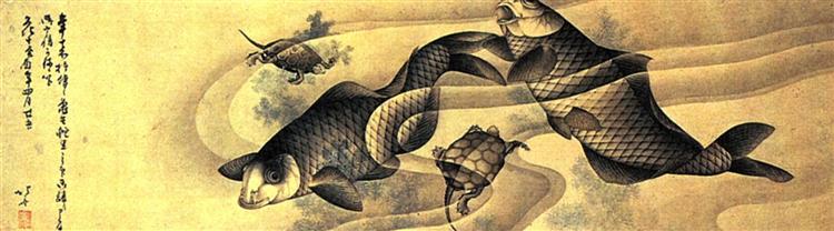 Carps - Katsushika Hokusai