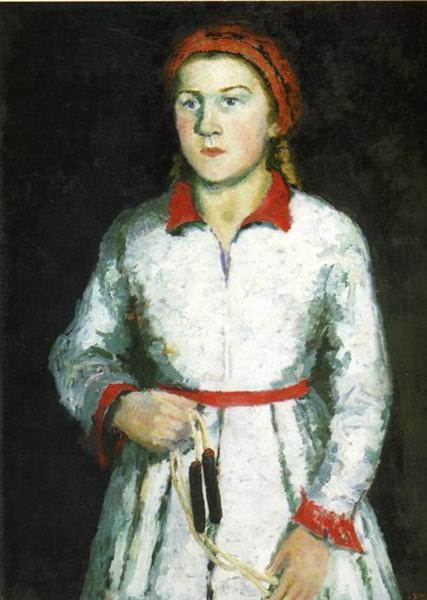 Portrait of Artist s Daughter, 1934 - Kazimir Malevich