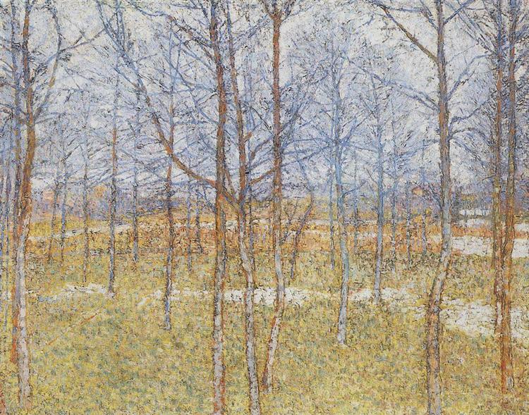 Spring landscape - Kazimir Malevich
