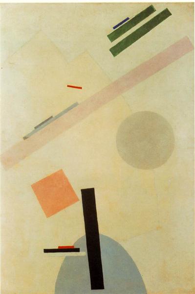 Suprematist Painting, 1917 - Kasimir Sewerinowitsch Malewitsch