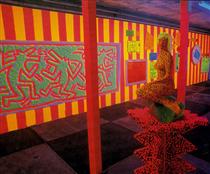 Installation Shafrazi Gallery 1982 - Keith Haring