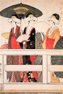 Drunken Courtesan - Utamaro