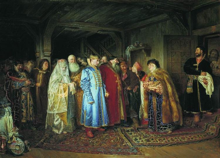 Boyar Wedding, 1883 - Клавдий Лебедев