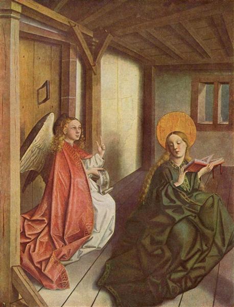 Annunciation, c.1440 - Konrad Witz
