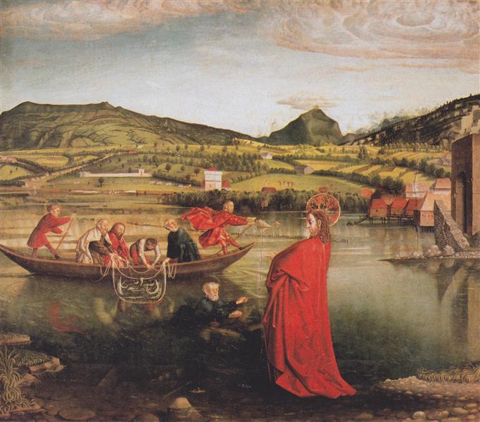 Der wunderbare Fischzug, 1444 - Konrad Witz