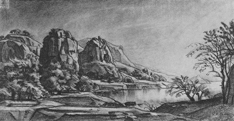 Скалистый берег, 1926 - Константин Богаевский
