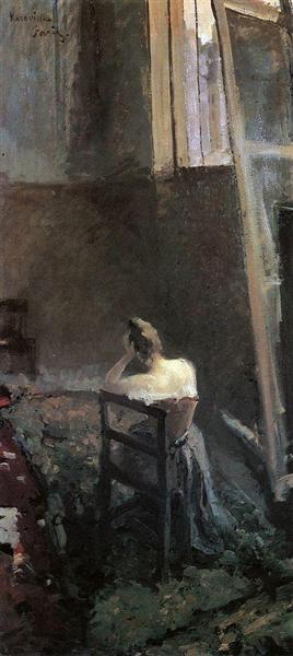 В мастерской художника, 1892 - 1894 - Константин Коровин