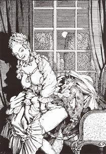 Book of the Marquise. Illustration 4 - Constantin Somov