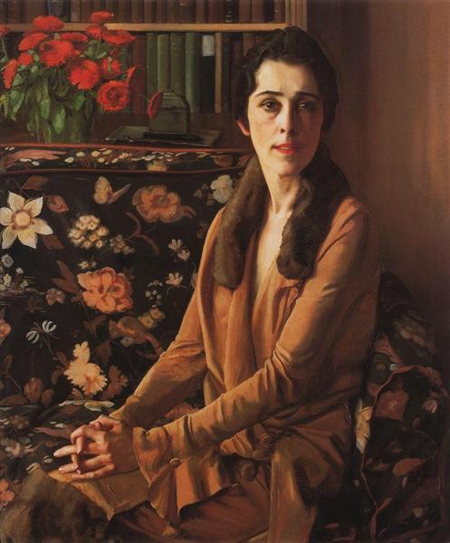 Portrait of Louise Morgan, 1926 - Konstantin Andrejewitsch Somow