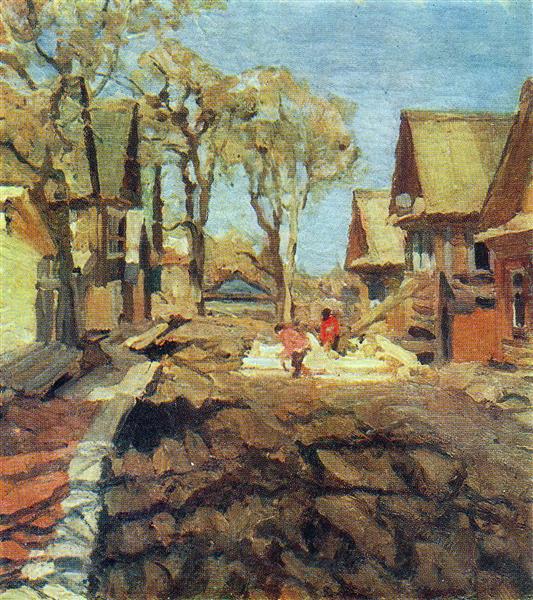 The Old Elms, 1901 - Konstantin Yuon
