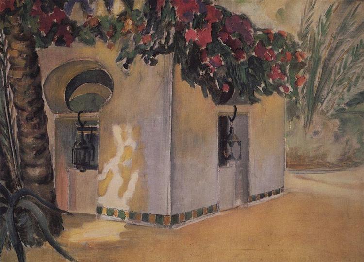 Garden Beneventum, 1907 - Kuzmá Petrov-Vodkin