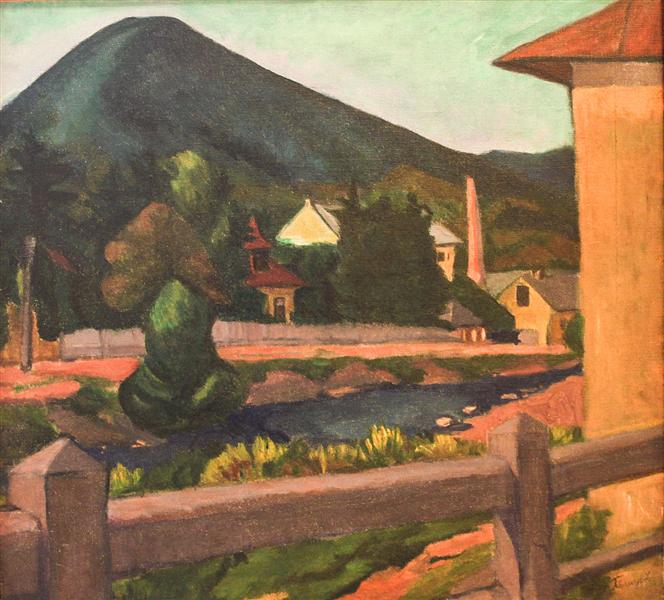 Nagybánya View, 1909 - Lajos Tihanyi