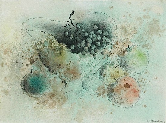 Nature morte a la coupe de fruits, 1926 - Léon Tutundjian