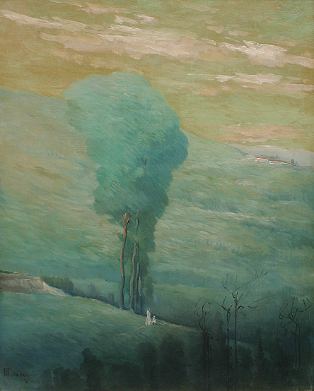 On the Hillside, 1916 - Leon Dabo