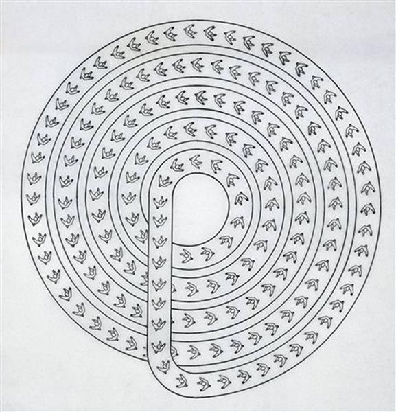 Spiral, 1982 - Леон Феррари