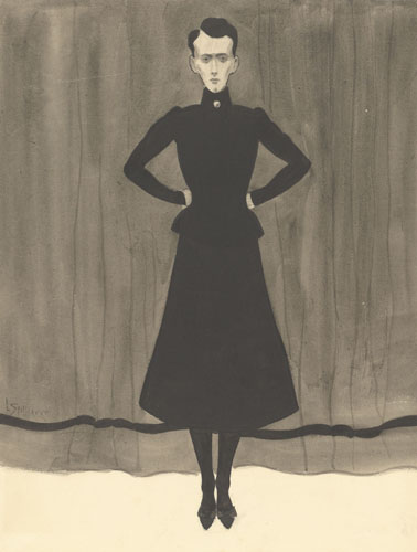Femme en Pied, 1902 - Леон Спиллиарт