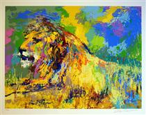 Resting Lion - LeRoy Neiman