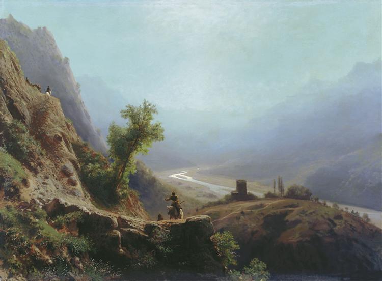 On the Caucasus Mountains, 1879 - Лев Лагоріо