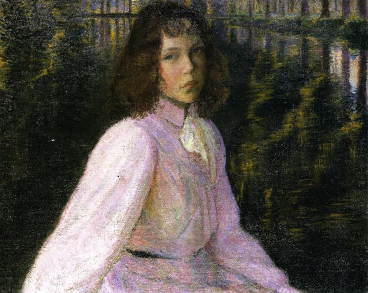 At the River's Head, 1895 - Лила Кэбот Перри