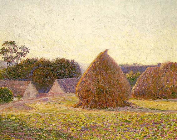 Haystacks, Giverny, 1896 - Лила Кэбот Перри