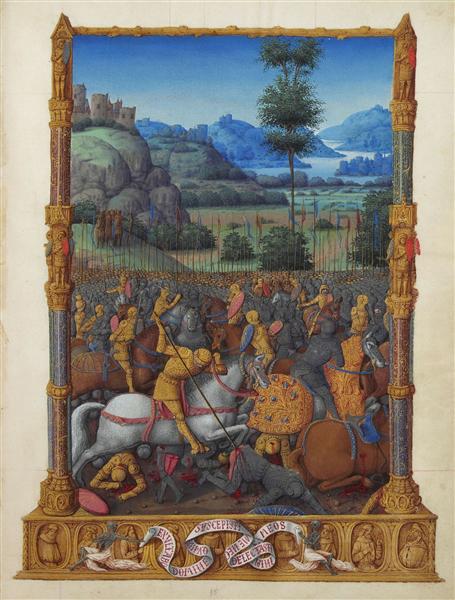 David's Victory - Limbourg brothers