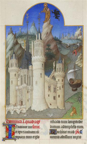 The Temptation of Christ - Limbourg brothers