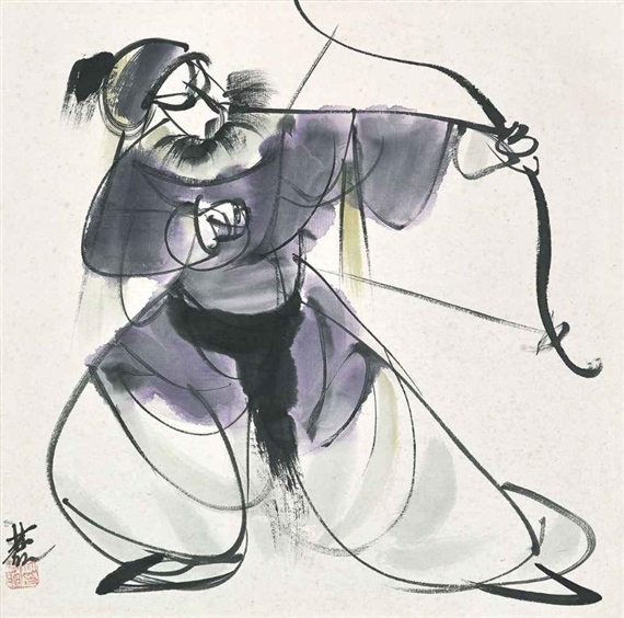 Opera Figure - Lin Fengmian