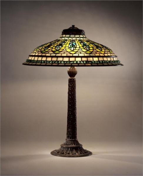 Library Lamp. Indian Hookah design, 1910 - Louis Comfort Tiffany