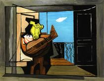 Interior with Balcony - Louis Marcoussis