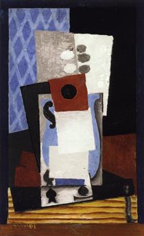 Jug and Card - Louis Marcoussis