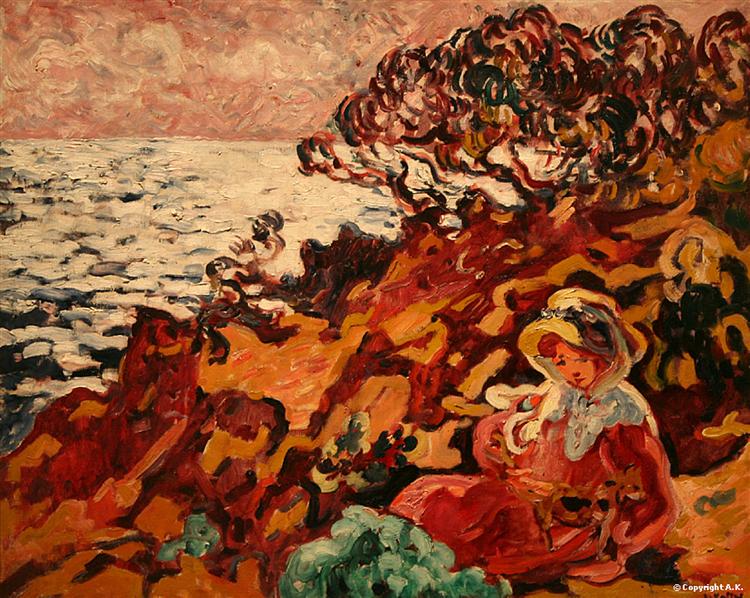 Woman at the Seaside - Louis Valtat