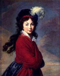 The Grand Duchesse Anna Feodorovna - Élisabeth Vigée Le Brun