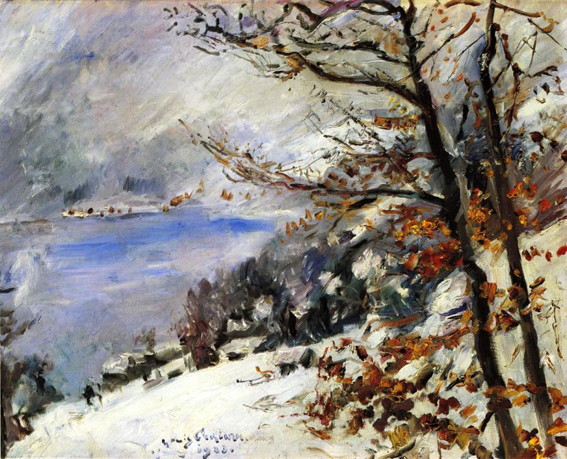 The Walchensee in Winter, 1923 - Ловіс Корінт
