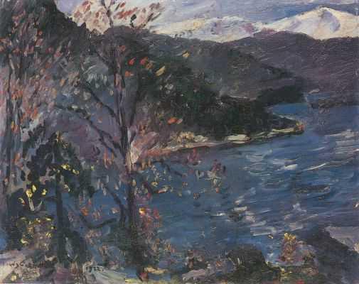 Walchensee im Herbst, 1922 - Ловіс Корінт