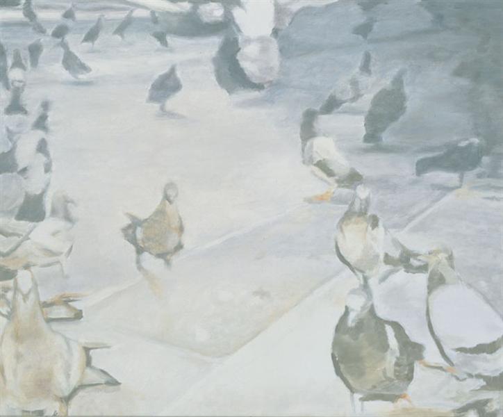Pigeons, 2001 - Luc Tuymans